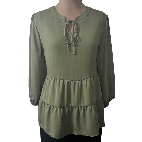 New York & Company Sage Blouse Size Large NWT - Picture 10 of 12